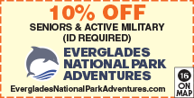 Discount Coupon for Everglades National Park Adventures